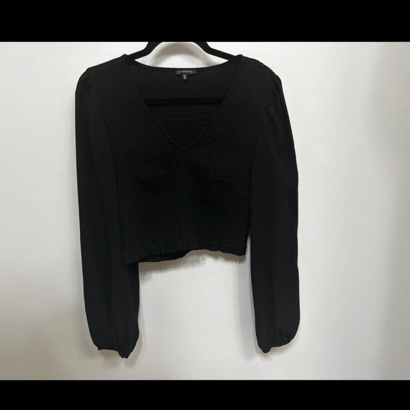 Dynamite long sleeved shirt with sheer arms - size large - Picture 1 of 3